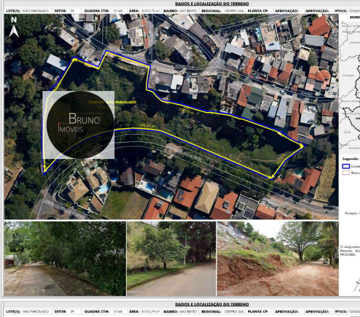 Cód: 25 - ÁREA ESPETACULAR NO BAIRRO SÃO BENTO - BELO HORIZONTE - MG