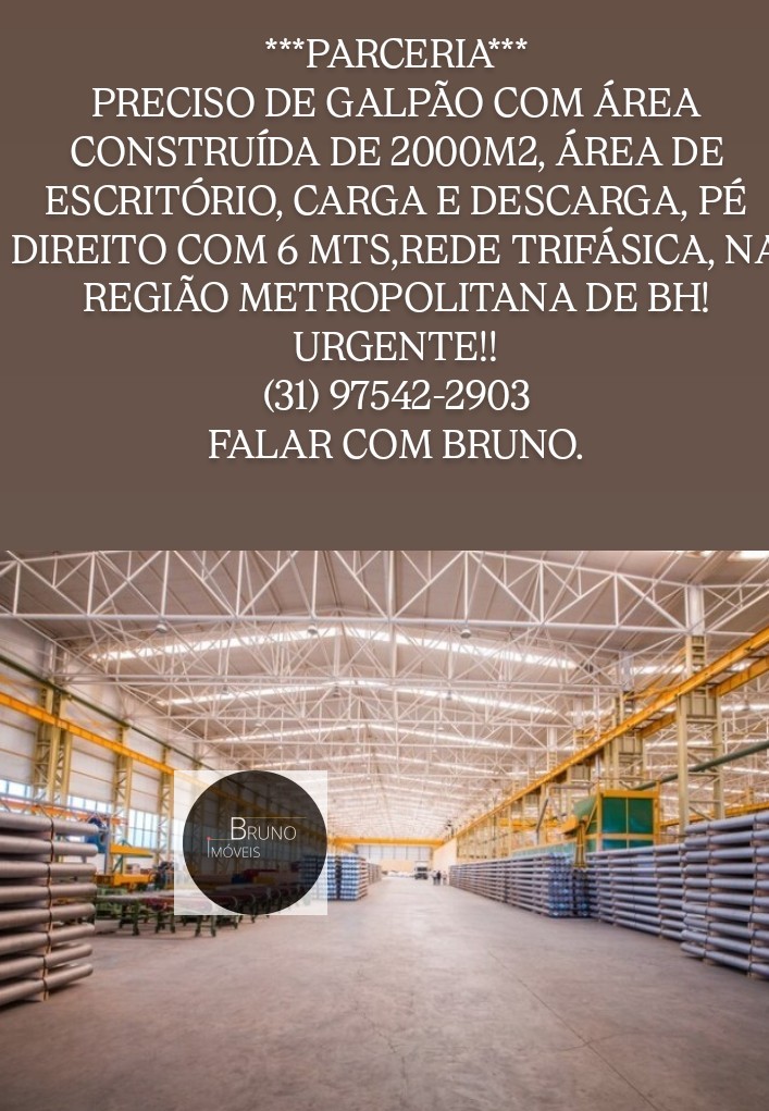 GALPÃO PARA LOCAÇÃO URGENTE !!!